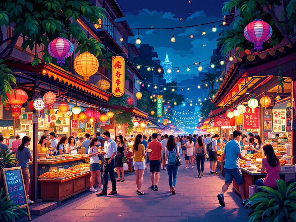 Package Holiday to Singapore: The Beauty of Night Markets